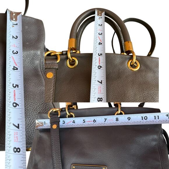 Marc by Marc Jacobs Too Hot to Handle Leather Satchel Handbag Purse - Picture 3 of 10